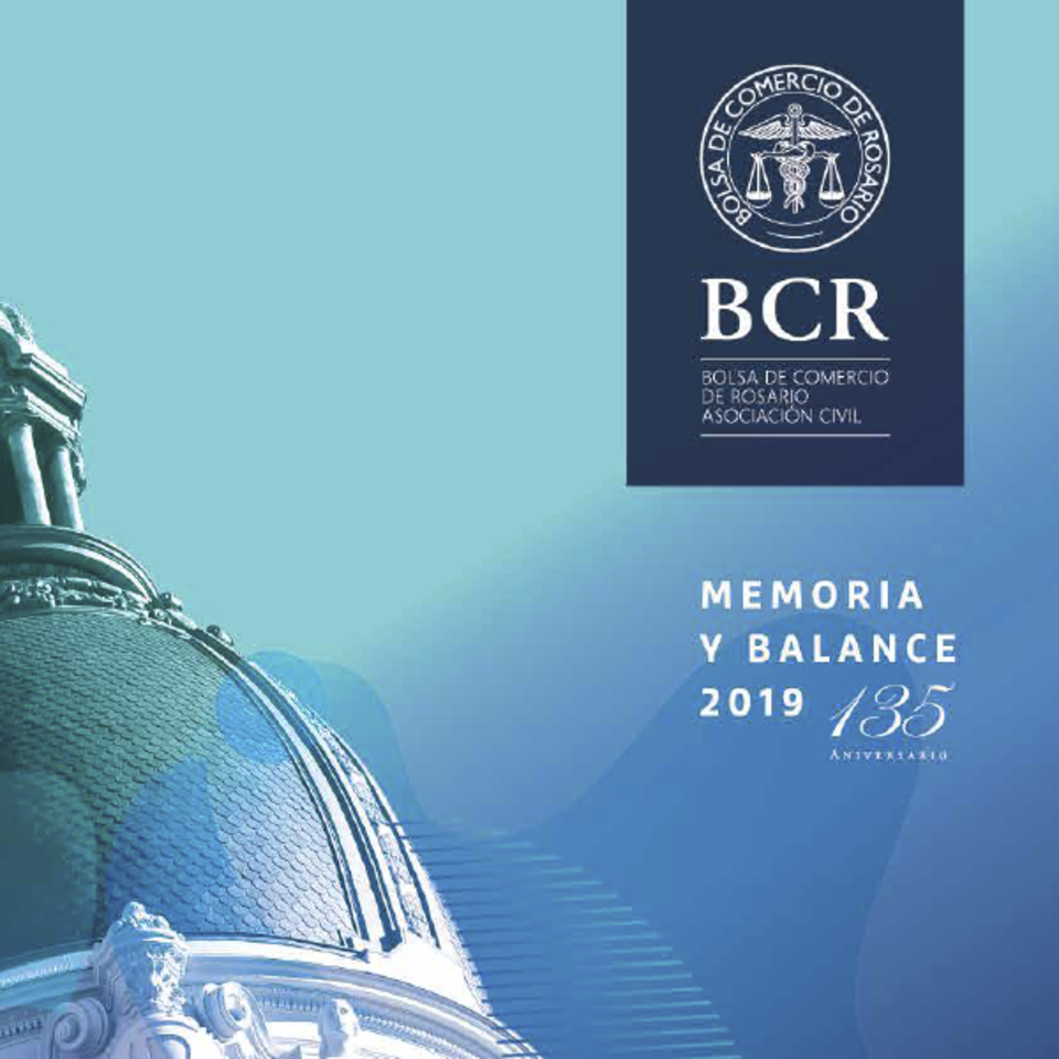 Imagen de Memoria y Balance de la Bolsa de Comercio de Rosario